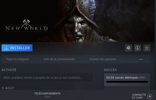 Accéder au serveur PTR sur New World