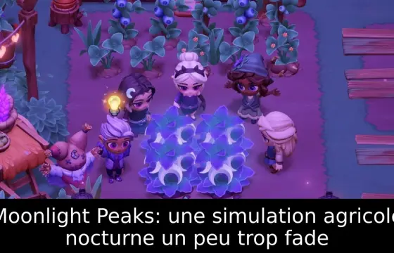 Moonlight Peaks: une simulation agricole nocturne un peu trop fade