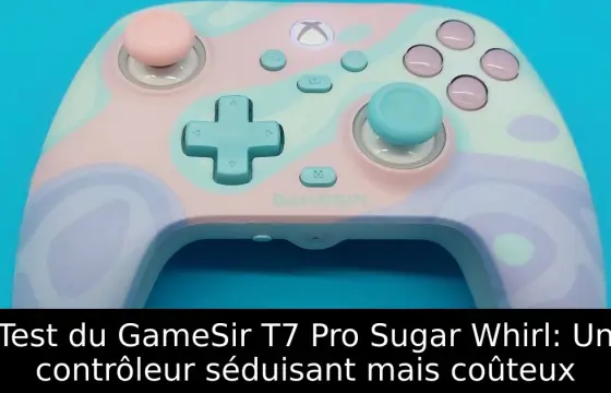 Test du GameSir T7 Pro Sugar Whirl: Un contrôleur séduisant mais coûteux
