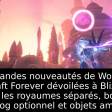 10 grandes nouveautés de World of Warcraft Forever dévoilées à BlizzCon: Adieu les royaumes séparés, bonjour transmog optionnel et objets améliorés