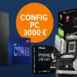 Config PC gamer 3000 € : comment choisir une machine équilibrée en 2026