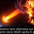 La révélation tant attendue sur l'épée géante dans WoW après 8 ans