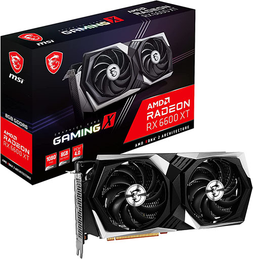 MSI RX 6600 XT Gaming X 8GB