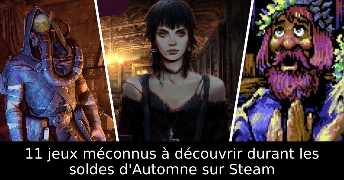 11 jeux méconnus à découvrir durant les soldes d'Automne sur Steam