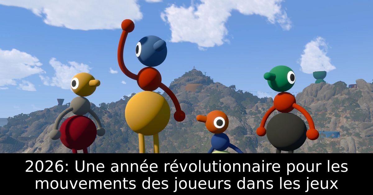 2026: Une année révolutionnaire pour les mouvements des joueurs dans les jeux