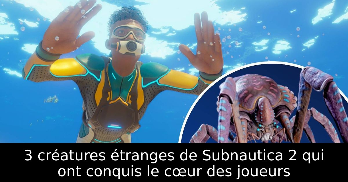3 créatures étranges de Subnautica 2 qui ont conquis le cœur des joueurs