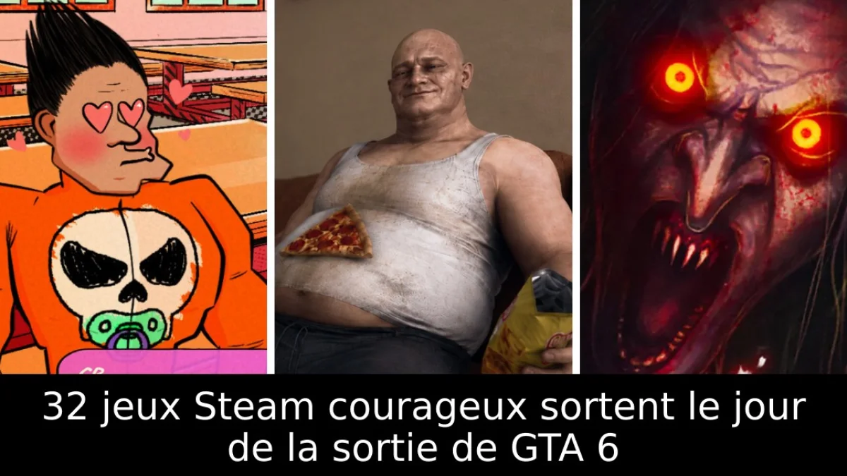 32 jeux Steam courageux sortent le jour de la sortie de GTA 6