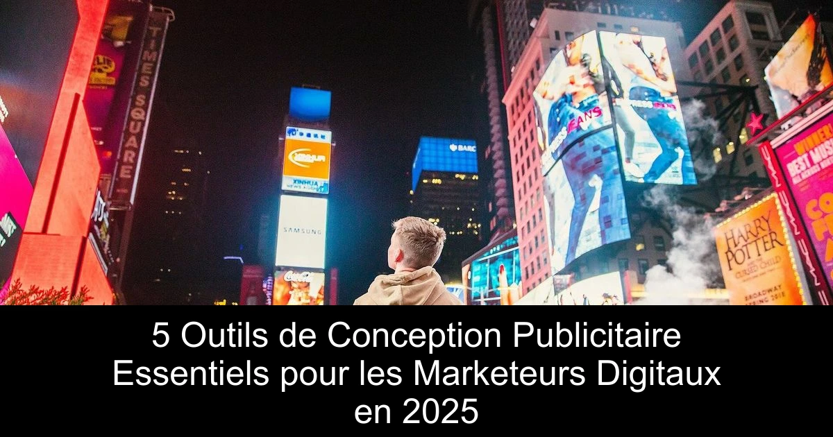 5 Outils de Conception Publicitaire Essentiels pour les Marketeurs Digitaux en 2025