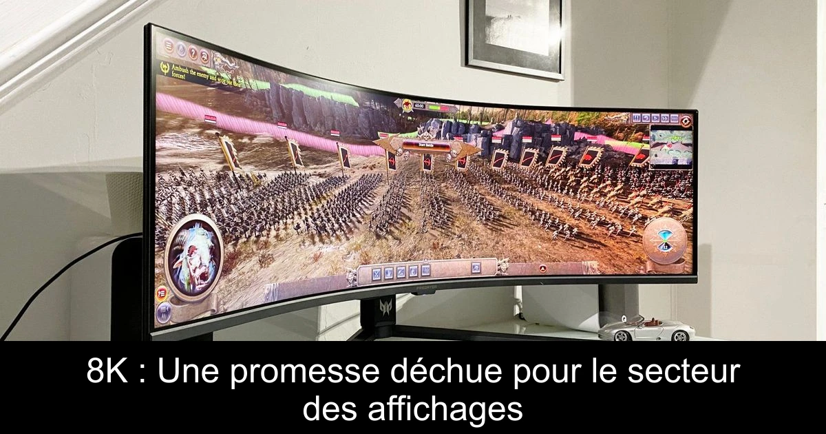 8K : Une promesse déchue pour le secteur des affichages