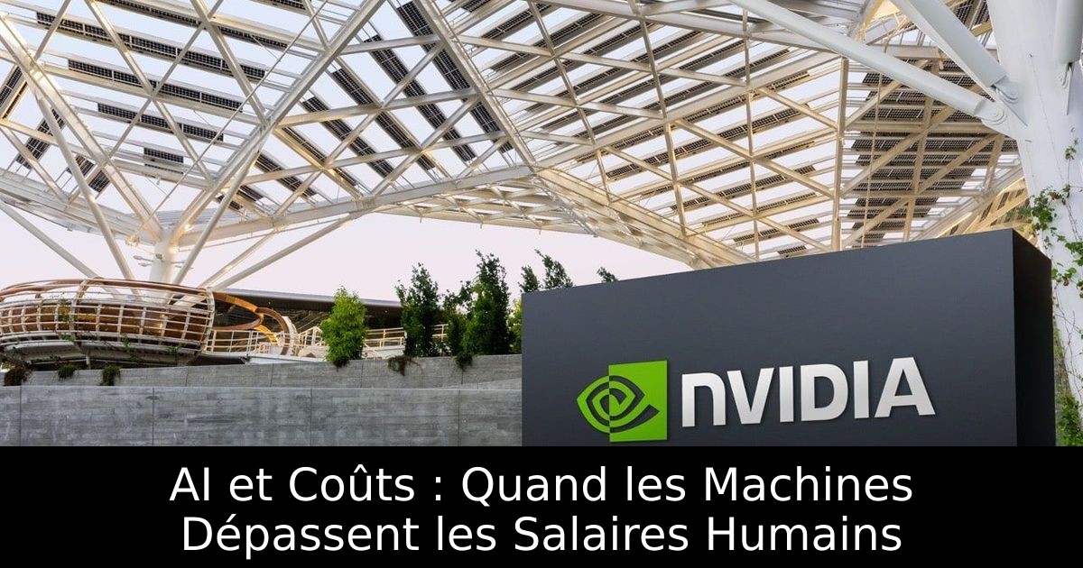 AI et Coûts : Quand les Machines Dépassent les Salaires Humains