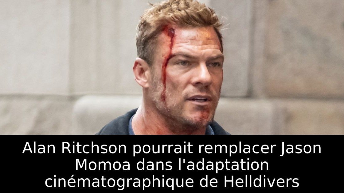 Alan Ritchson pourrait remplacer Jason Momoa dans l'adaptation cinématographique de Helldivers