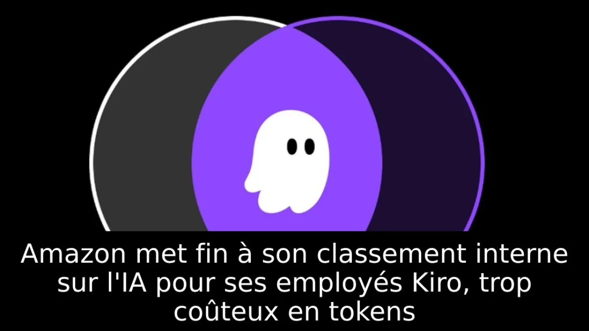 Amazon met fin à son classement interne sur l'IA pour ses employés Kiro, trop coûteux en tokens