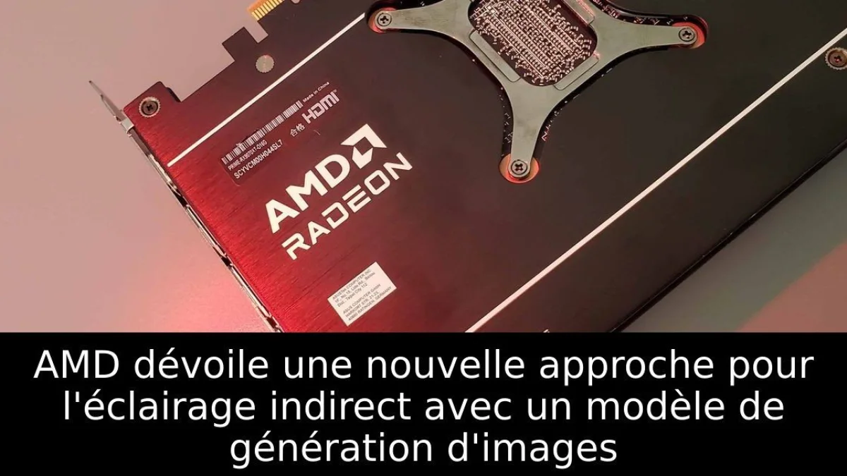 AMD dévoile une nouvelle approche pour l'éclairage indirect avec un modèle de génération d'images