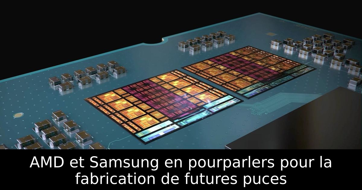 AMD et Samsung en pourparlers pour la fabrication de futures puces