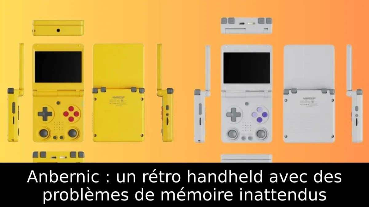 Anbernic : un rétro handheld avec des problèmes de mémoire inattendus
