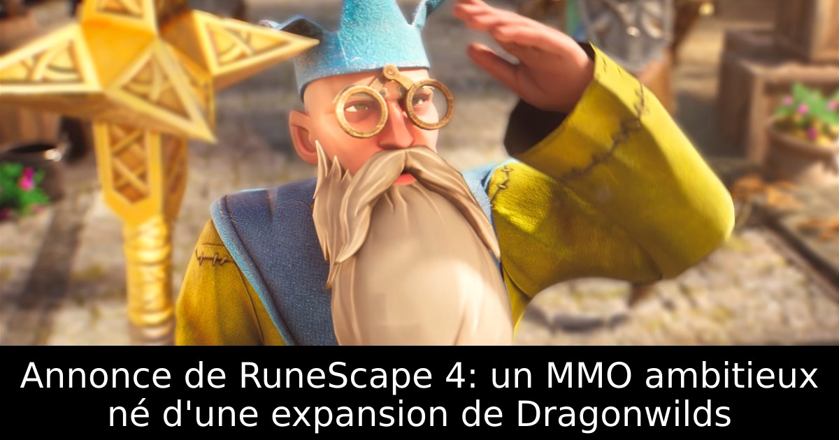 Annonce de RuneScape 4: un MMO ambitieux né d'une expansion de Dragonwilds