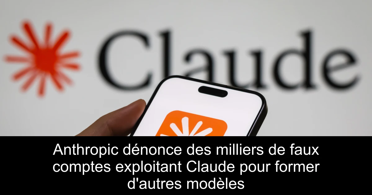 Anthropic dénonce des milliers de faux comptes exploitant Claude pour former d'autres modèles