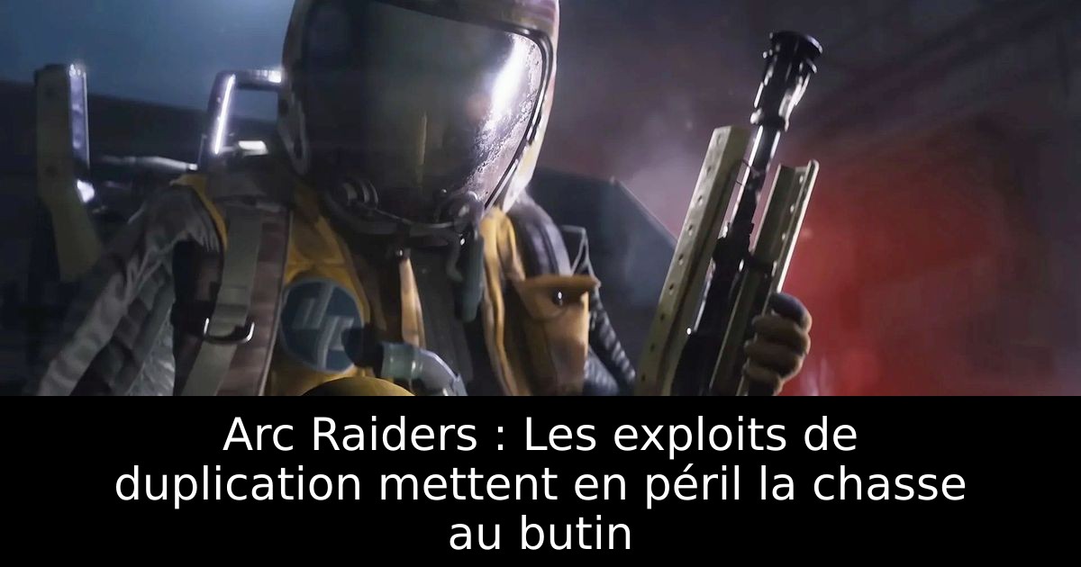 Arc Raiders : Les exploits de duplication mettent en péril la chasse au butin