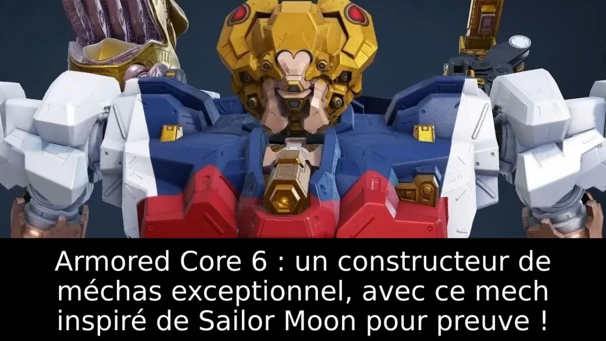 Armored Core 6 : un constructeur de méchas exceptionnel, avec ce mech inspiré de Sailor Moon pour preuve !