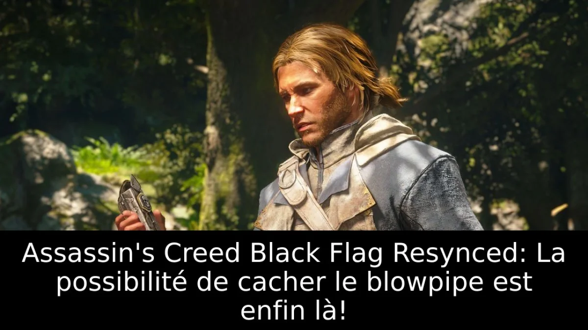 Assassin's Creed Black Flag Resynced: La possibilité de cacher le blowpipe est enfin là!