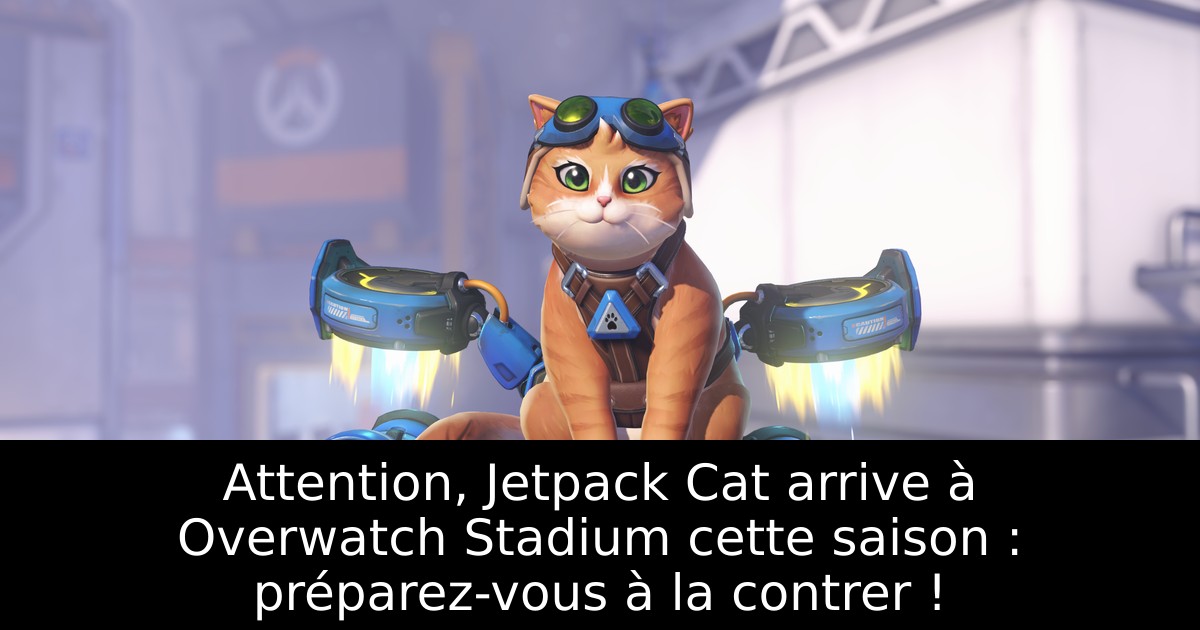 Attention, Jetpack Cat arrive à Overwatch Stadium cette saison : préparez-vous à la contrer !