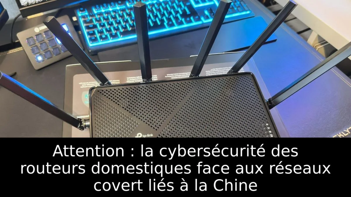 Attention : la cybersécurité des routeurs domestiques face aux réseaux covert liés à la Chine