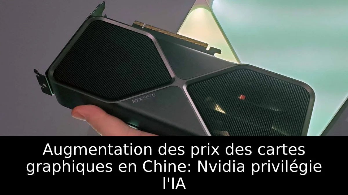 Augmentation des prix des cartes graphiques en Chine: Nvidia privilégie l'IA