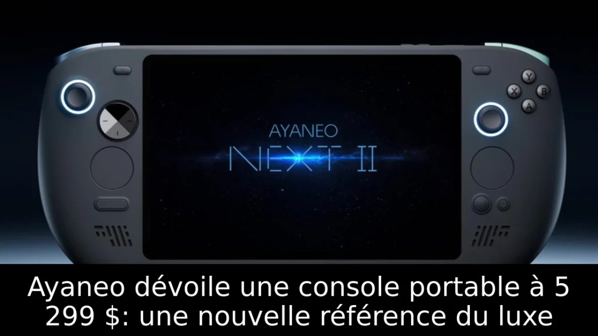 Ayaneo dévoile une console portable à 5 299 $: une nouvelle référence du luxe