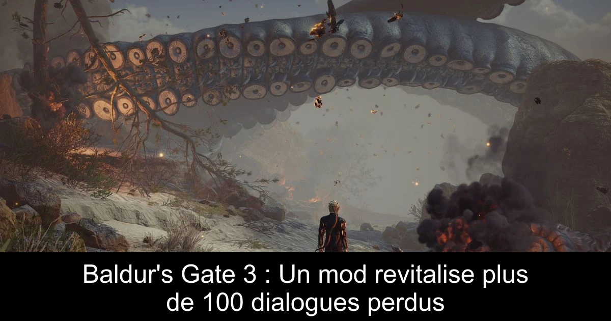 Baldur's Gate 3 : Un mod revitalise plus de 100 dialogues perdus