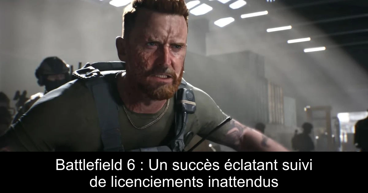 Battlefield 6 : Un succès éclatant suivi de licenciements inattendus