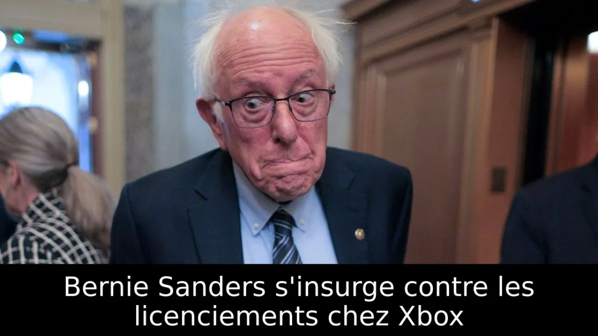 Bernie Sanders s'insurge contre les licenciements chez Xbox