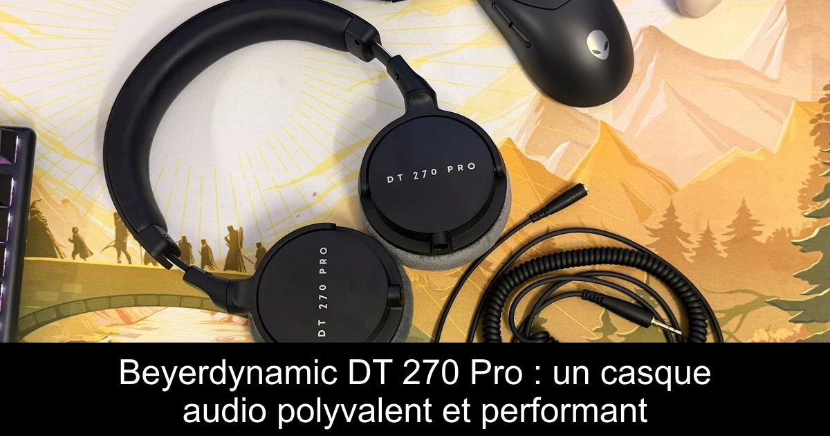 Beyerdynamic DT 270 Pro : un casque audio polyvalent et performant