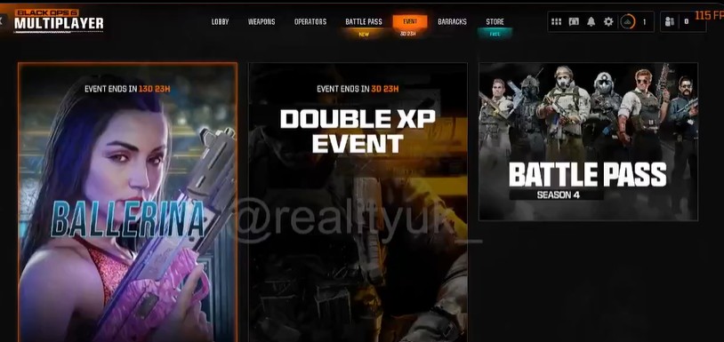 Black Ops 6 & Warzone : Événement Ballerina – Dates, fonctionnement et toutes les récompenses