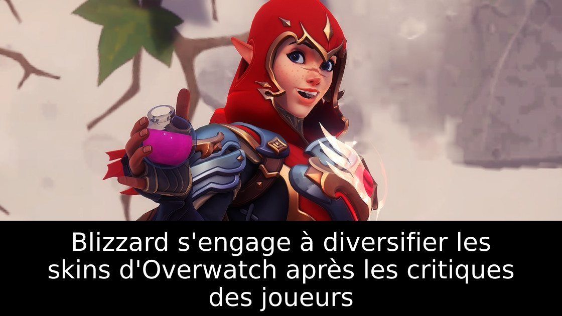 Blizzard s'engage à diversifier les skins d'Overwatch après les critiques des joueurs
