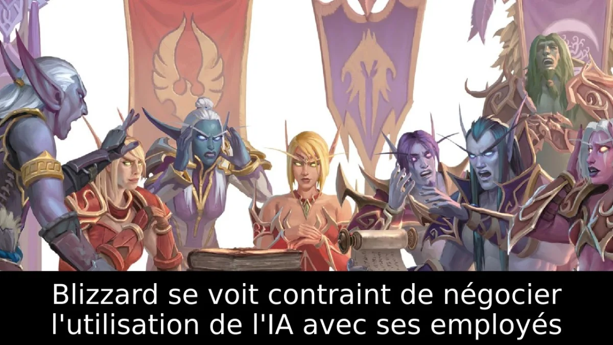 Blizzard se voit contraint de négocier l'utilisation de l'IA avec ses employés