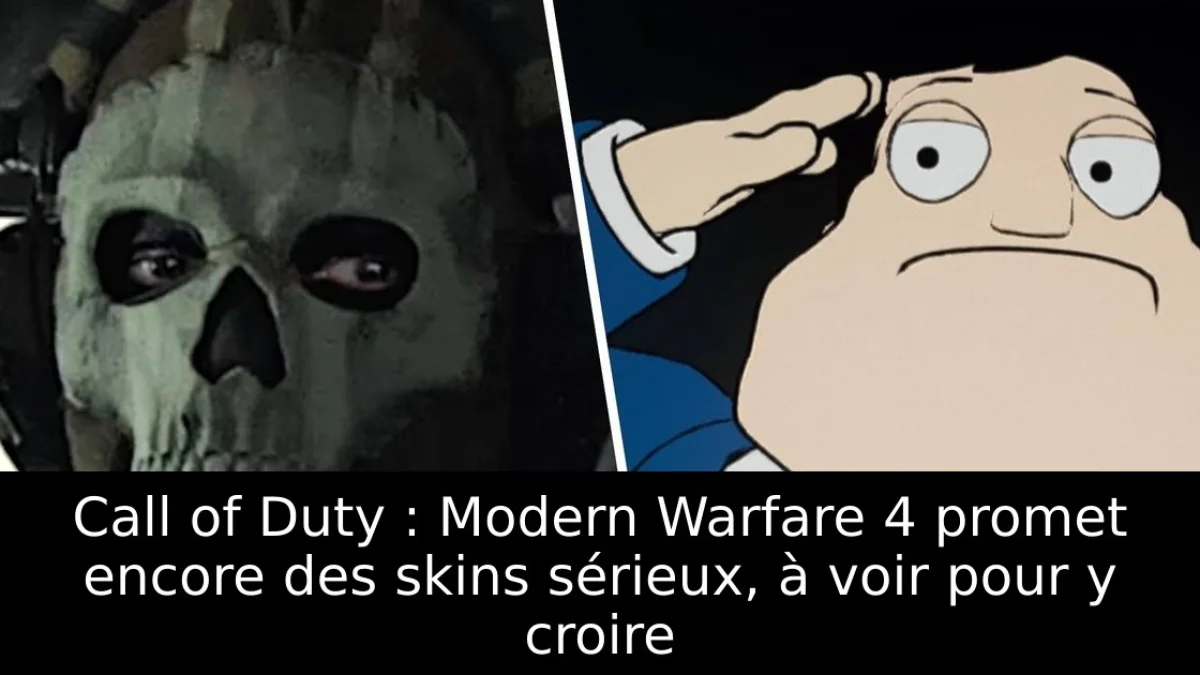 Call of Duty : Modern Warfare 4 promet encore des skins sérieux, à voir pour y croire