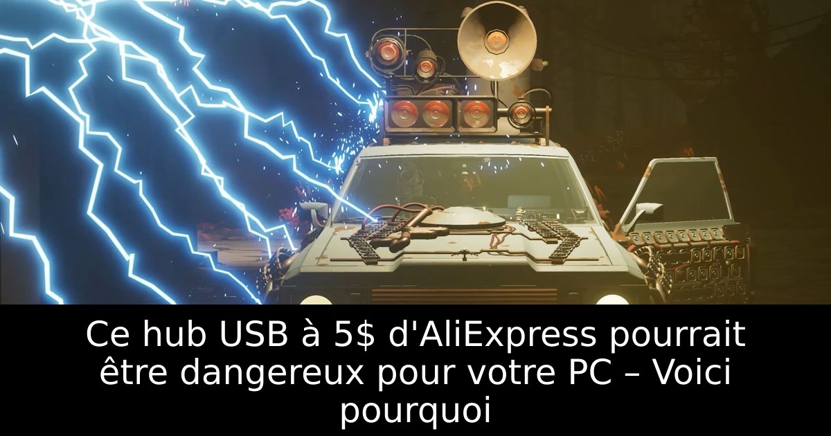 Ce hub USB à 5$ d'AliExpress pourrait être dangereux pour votre PC – Voici pourquoi