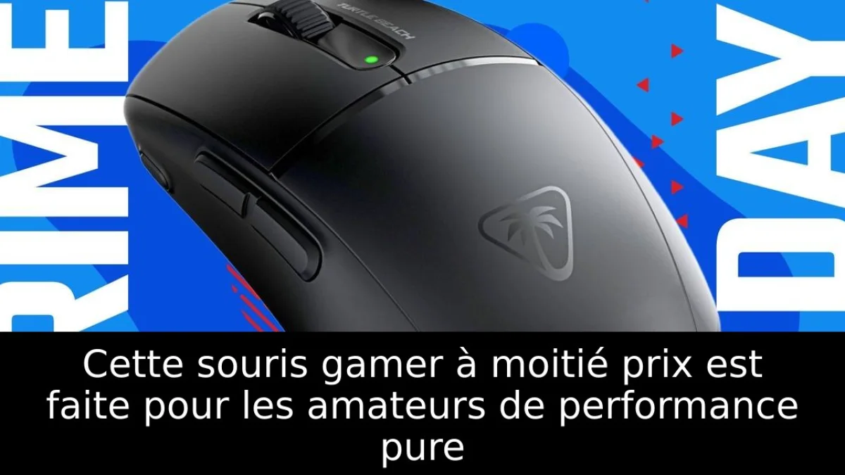 Cette souris gamer à moitié prix est faite pour les amateurs de performance pure