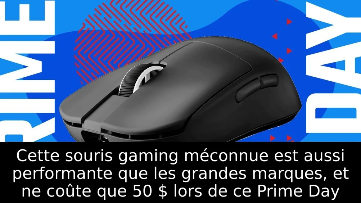 Cette souris gaming méconnue est aussi performante que les grandes marques, et ne coûte que 50 $ lors de ce Prime Day