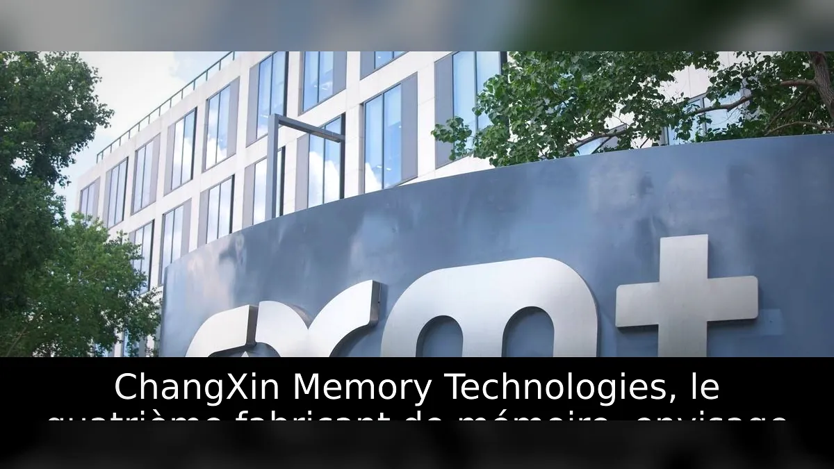 ChangXin Memory Technologies, le quatrième fabricant de mémoire, envisage une incursion sur le marché américain