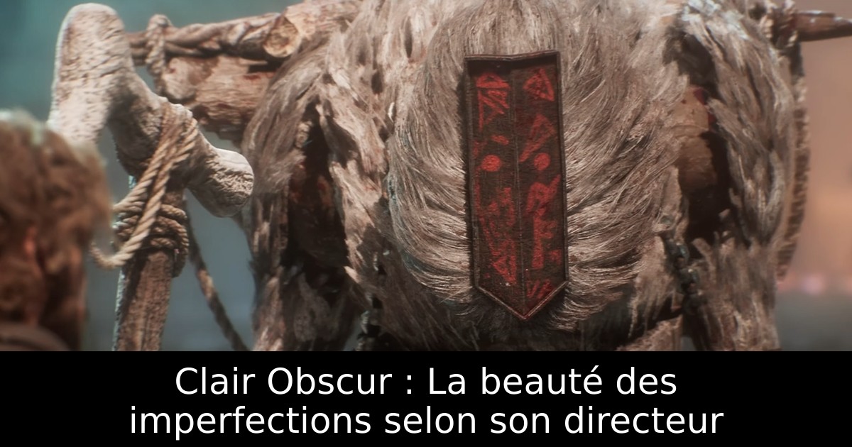 Clair Obscur : La beauté des imperfections selon son directeur