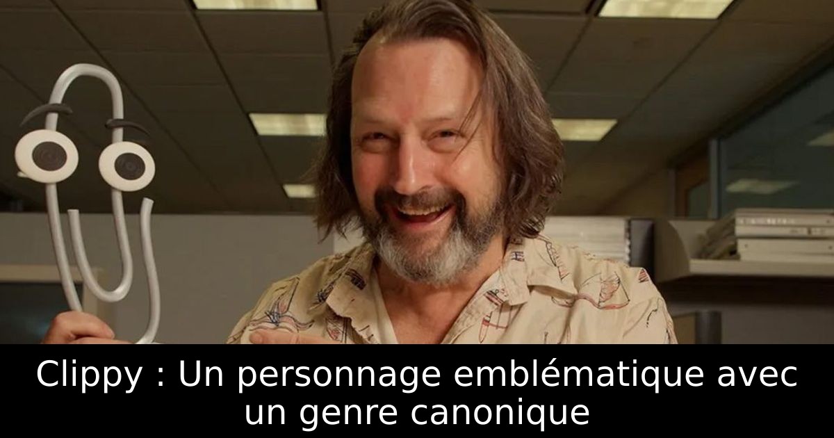 Clippy : Un personnage emblématique avec un genre canonique