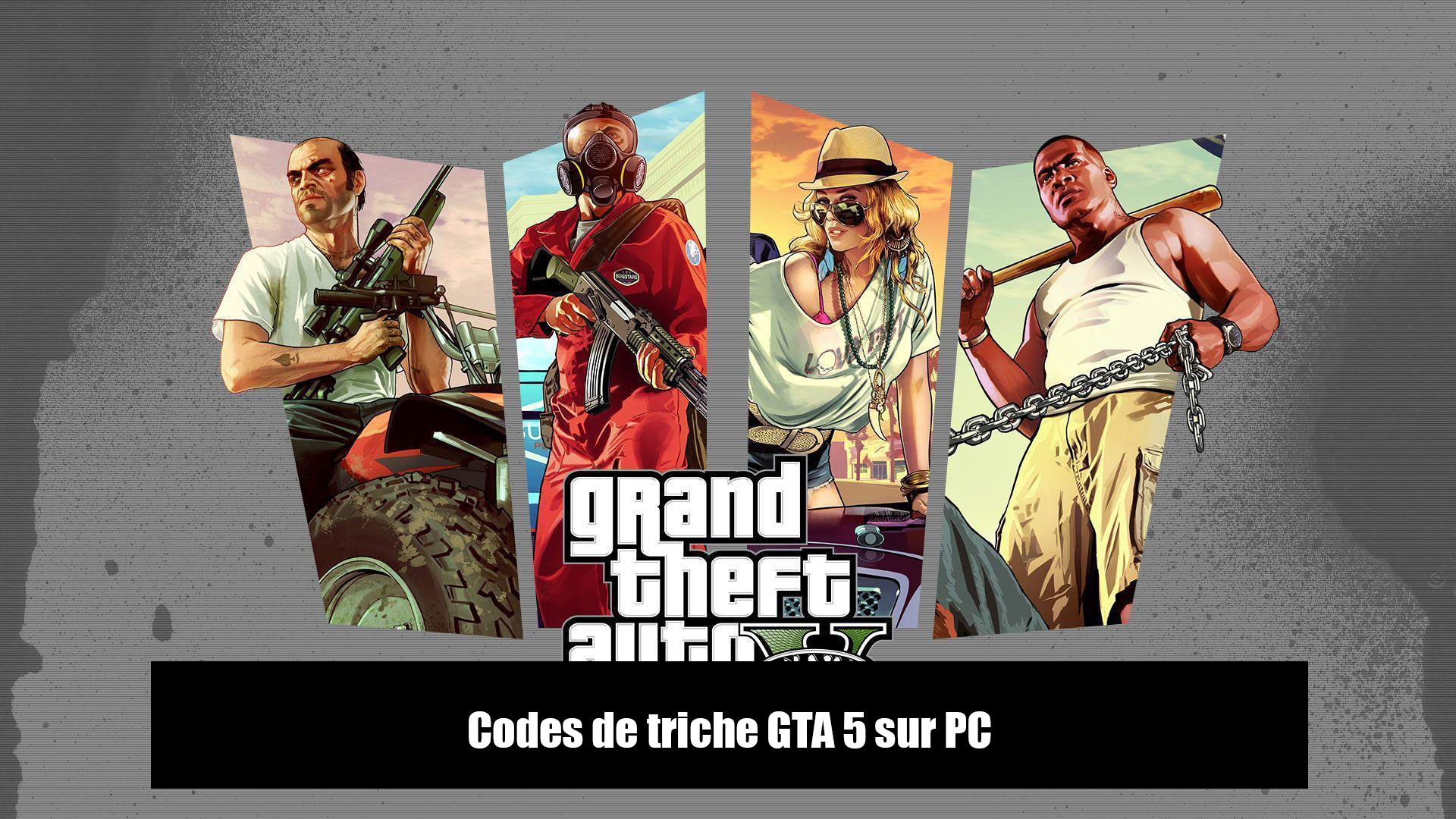 Codes de triche GTA 5 sur PC