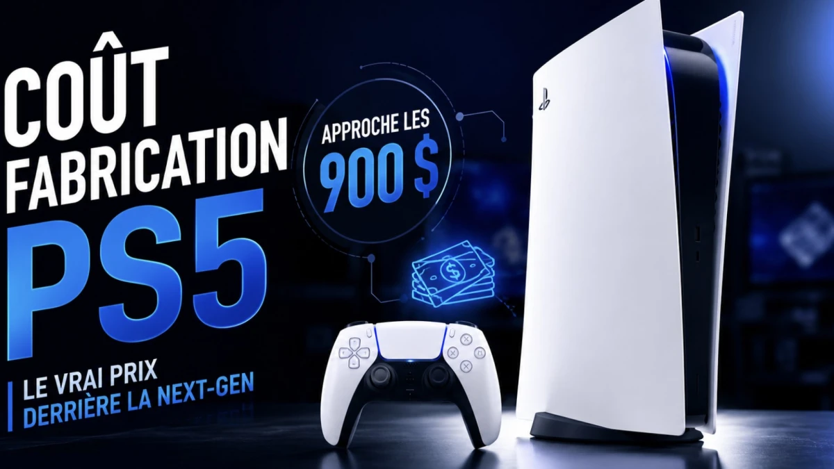 Combien coûte vraiment la fabrication d’une PS5 à Sony ?