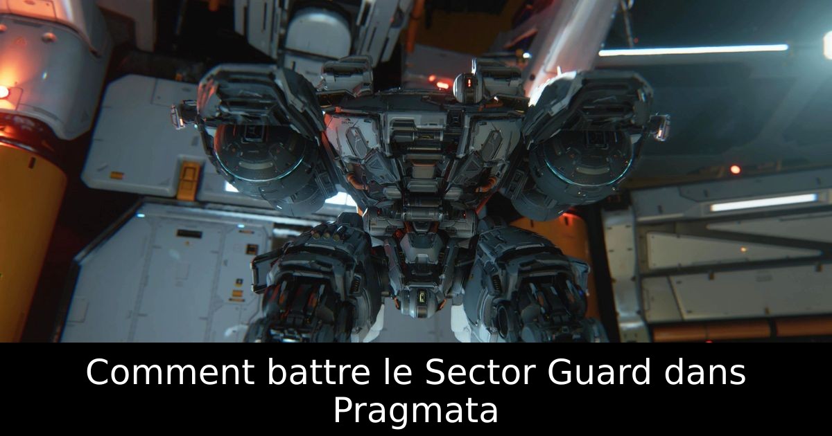 Comment battre le Sector Guard dans Pragmata