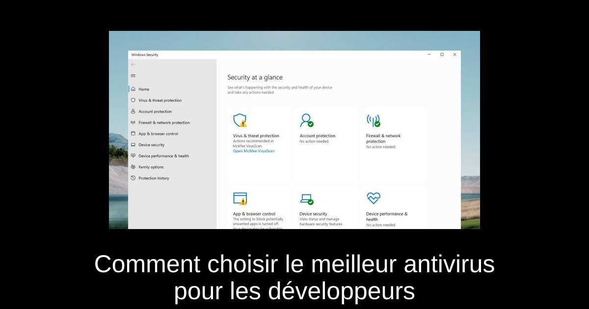 Comment choisir le meilleur antivirus pour les développeurs