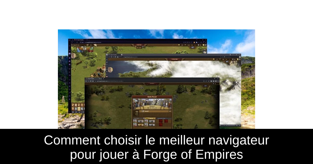 Comment choisir le meilleur navigateur pour jouer à Forge of Empires