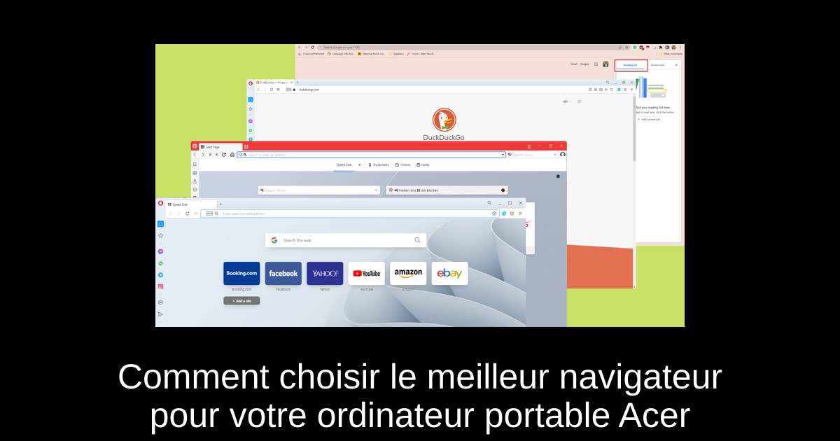 Comment choisir le meilleur navigateur pour votre ordinateur portable Acer