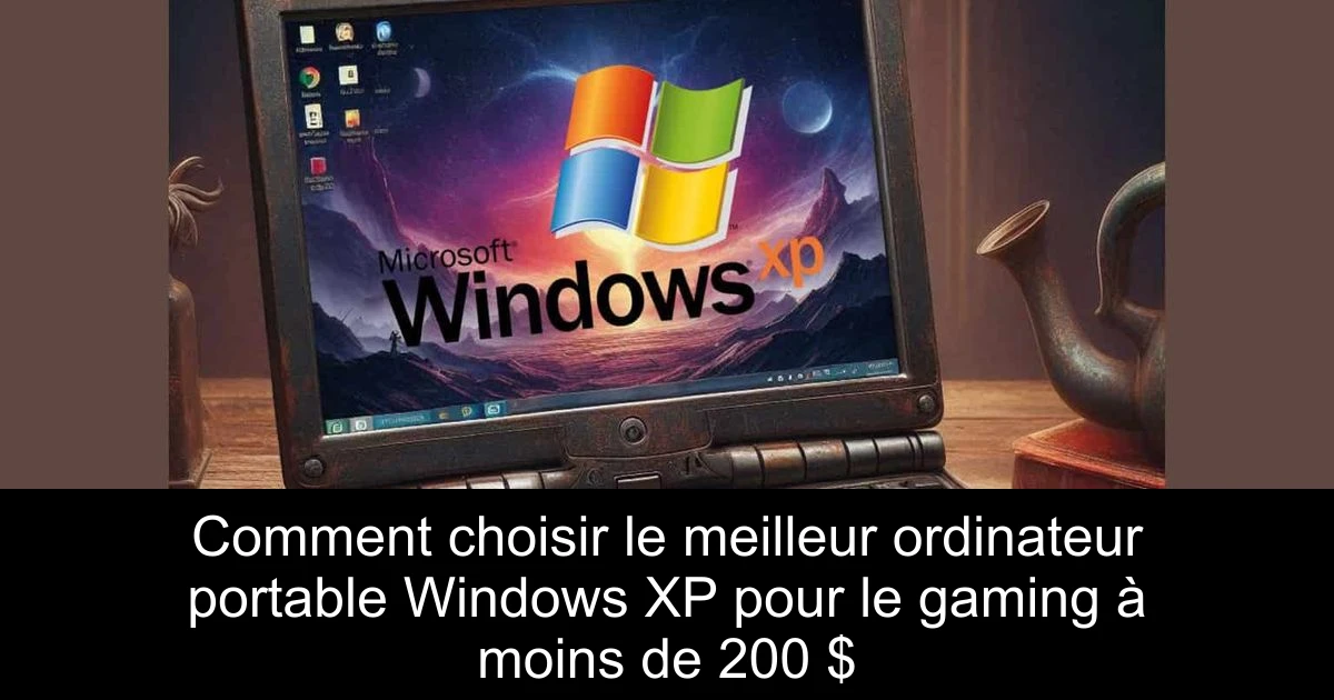Comment choisir le meilleur ordinateur portable Windows XP pour le gaming à moins de 200 $