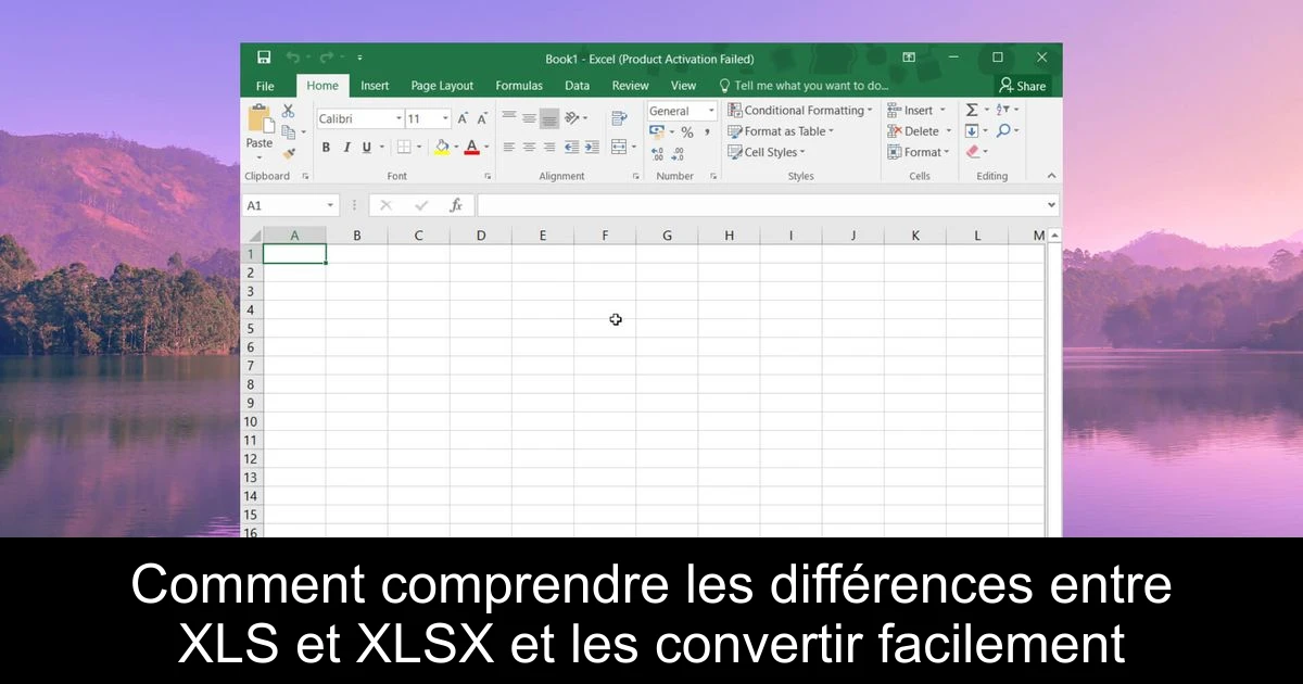 Comment comprendre les différences entre XLS et XLSX et les convertir facilement